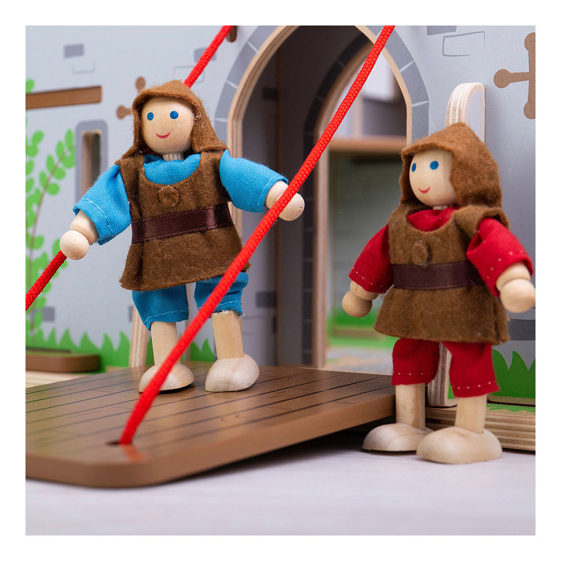 Bigjigs Koning George Wooden Castle