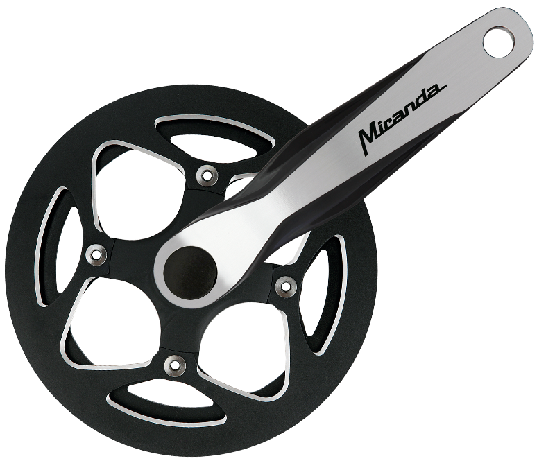 Miranda Cranket Alfa 1r Plus 46 Tands 3 32 Fare Acciaio Crank Alu Nero