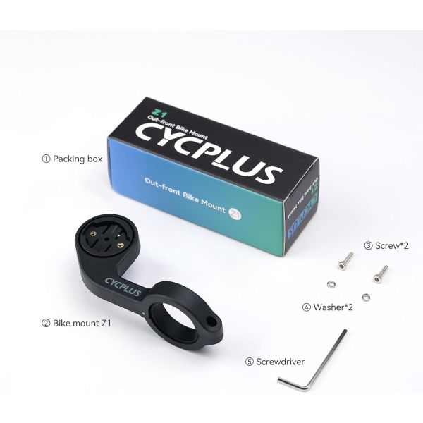 Supporto per computer da bicicletta Cycplus z1 (anteriore)