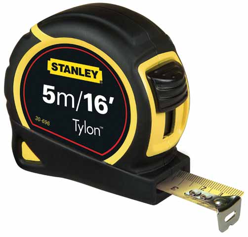 Metro a nastro per utensili manuali Stanley Stanley Tylon | 5m 16'-19mm - 0-30-696