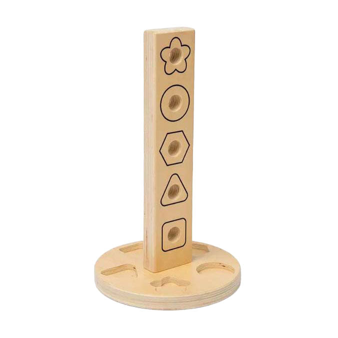 BigJigs Wooden Moeren-enatertoren, 11dlg.