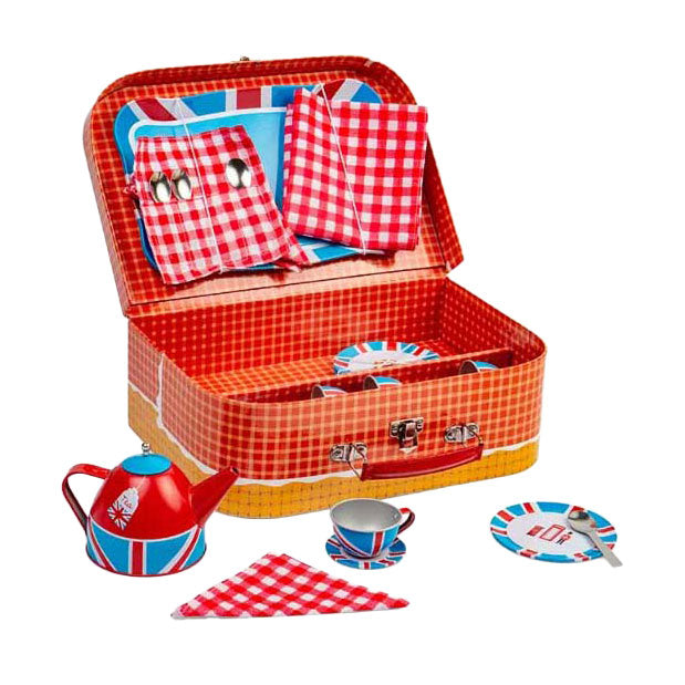 BigJigs London Tea Set Play Set, 24dlg.