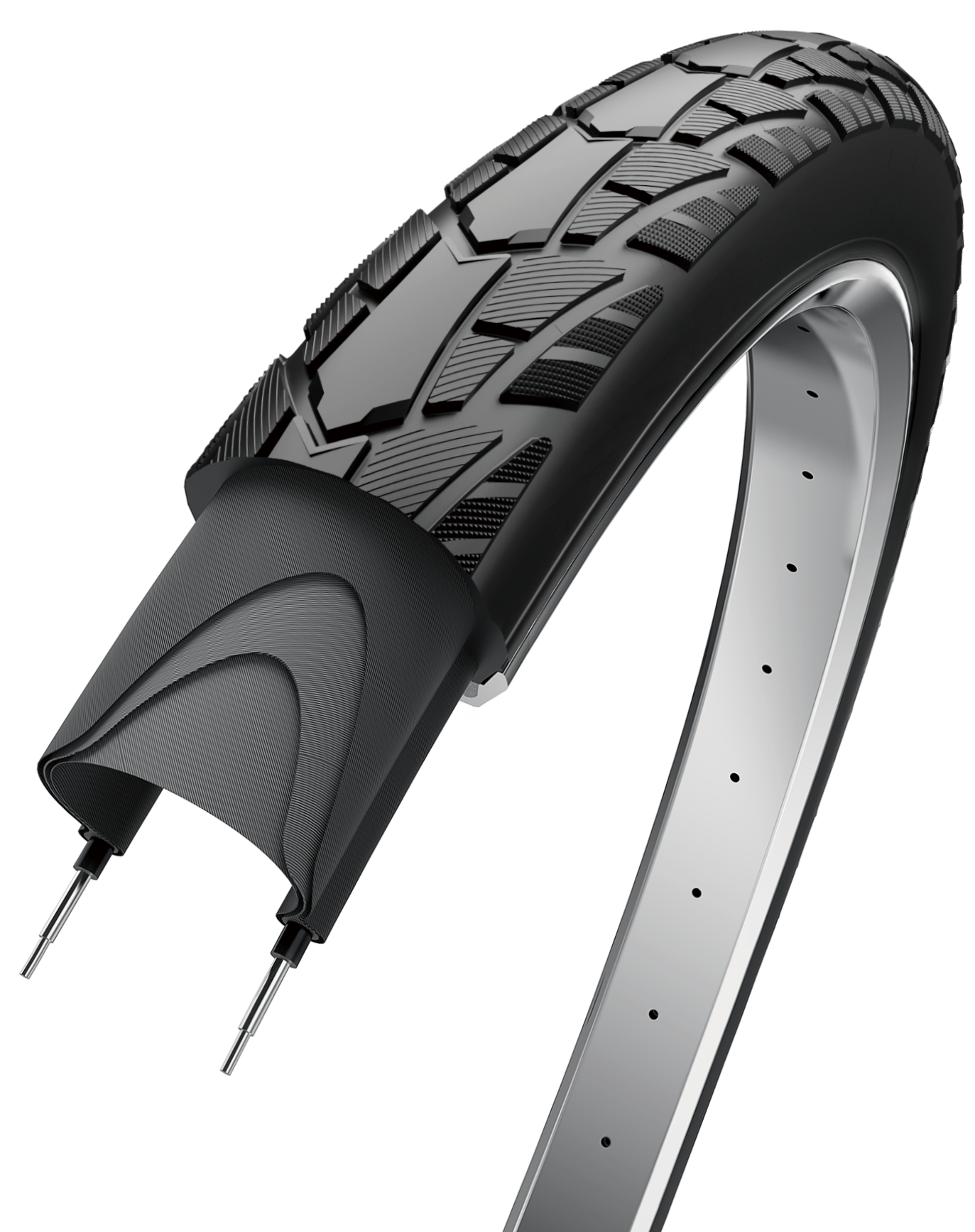 EDGE TIRO EGDE PRESTAZIONI 28 X 1,40 37-622 E-Bike Black con riflesso