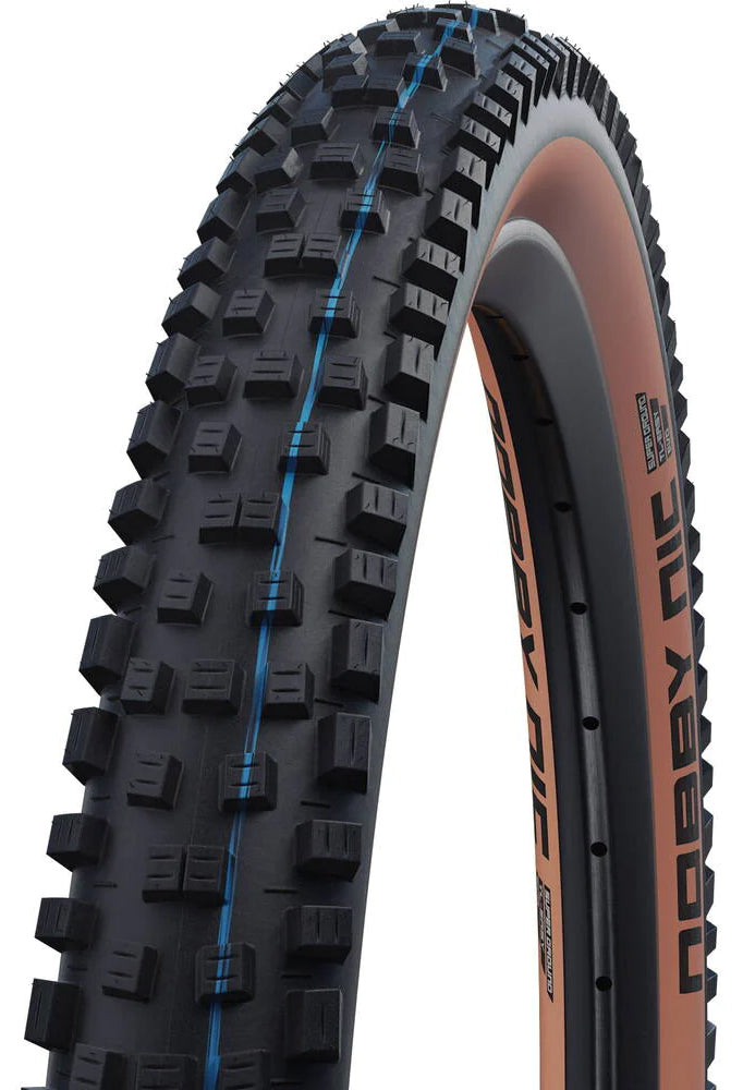 Banda plegable Schwalbe Nic Nic Super Ground 27.5 x 2.40 62-584 mm - pared lateral de bronce