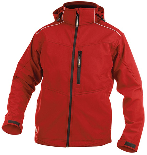 Dassy softshell tavira poliestere rosso l