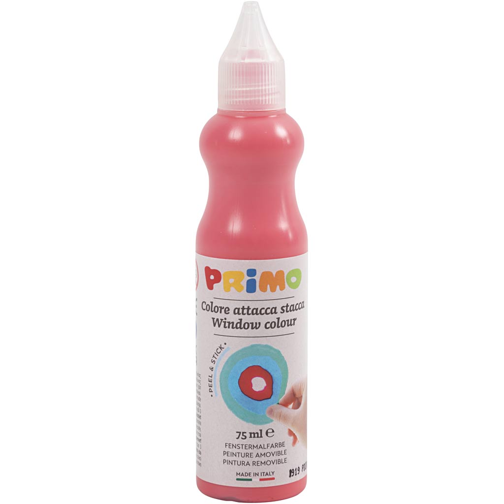 Pintura para ventanas Primo, d: 3,2 cm, aprox. 75 ml, rojo, 75 ml 1 botella