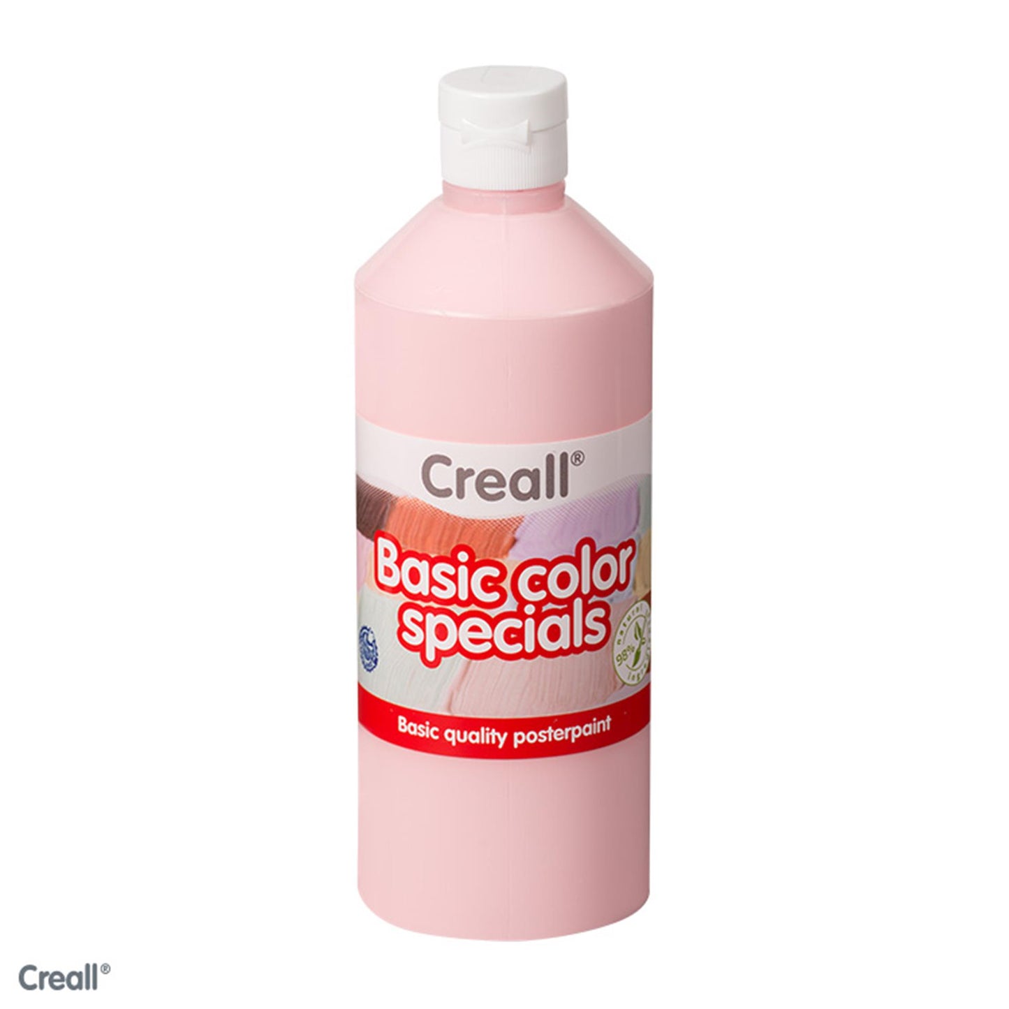 Creall Paint School Paint Pastel Rood, 500 ml