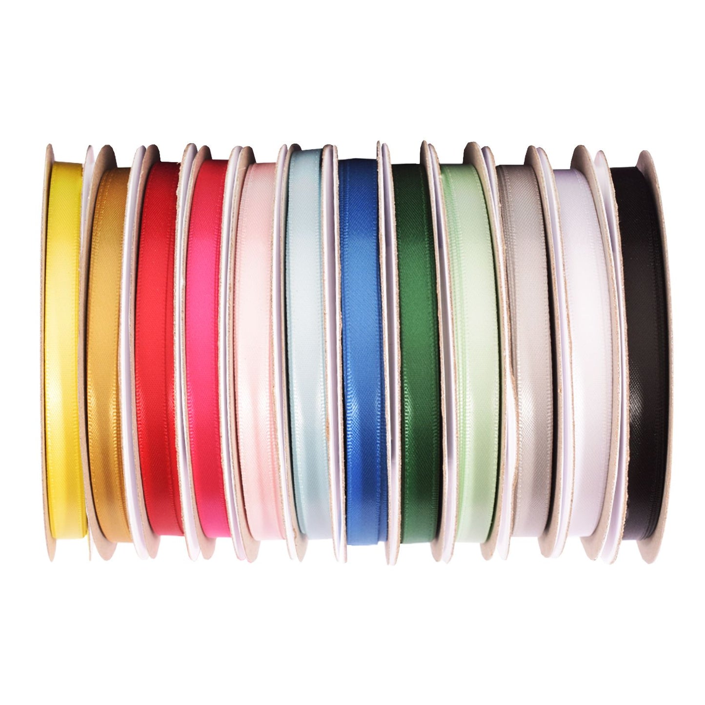 Vaessen creative • set nastri di raso 6mmx20m 12 colori