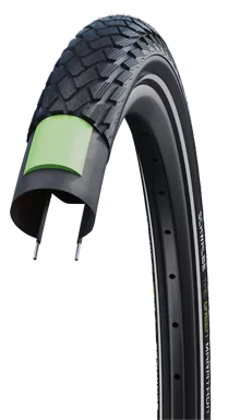 Schwalbe Tire Green Marathon Greenguard 28x1.50 (40-622) Negro