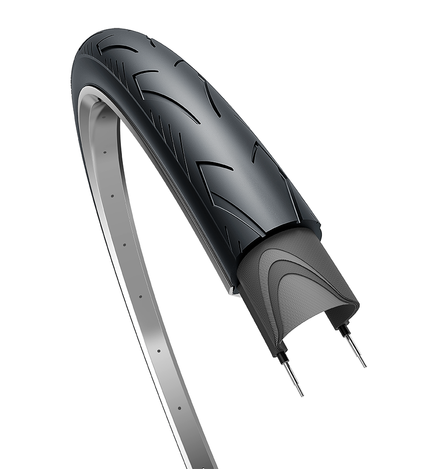 Edge Tire City Range Basic 28 x 1.40 37-622 Negro con reflexión