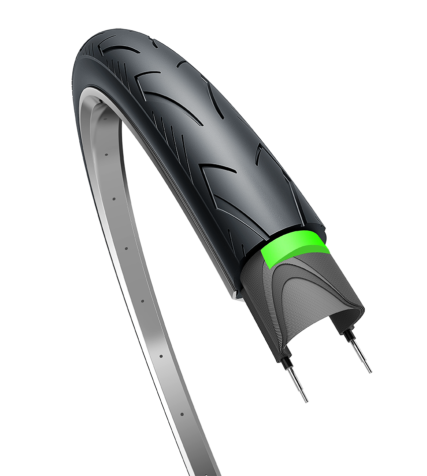 Edge Tire City Ranger Proteggi 28 x 1.40 37-622 nero con riflesso