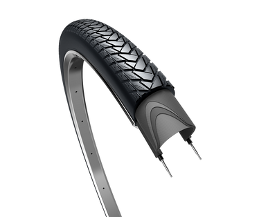 ENDE TIEMPLE TRANSPER BÁSICO 28 x 1.40 37-622 mm Negro con reflexión