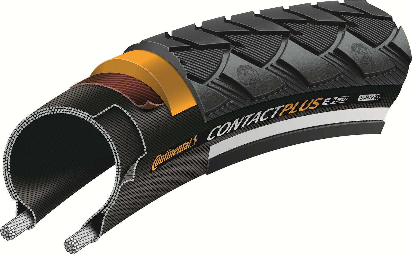 Continental Contact Trekking Bike Band 37-622 Negro