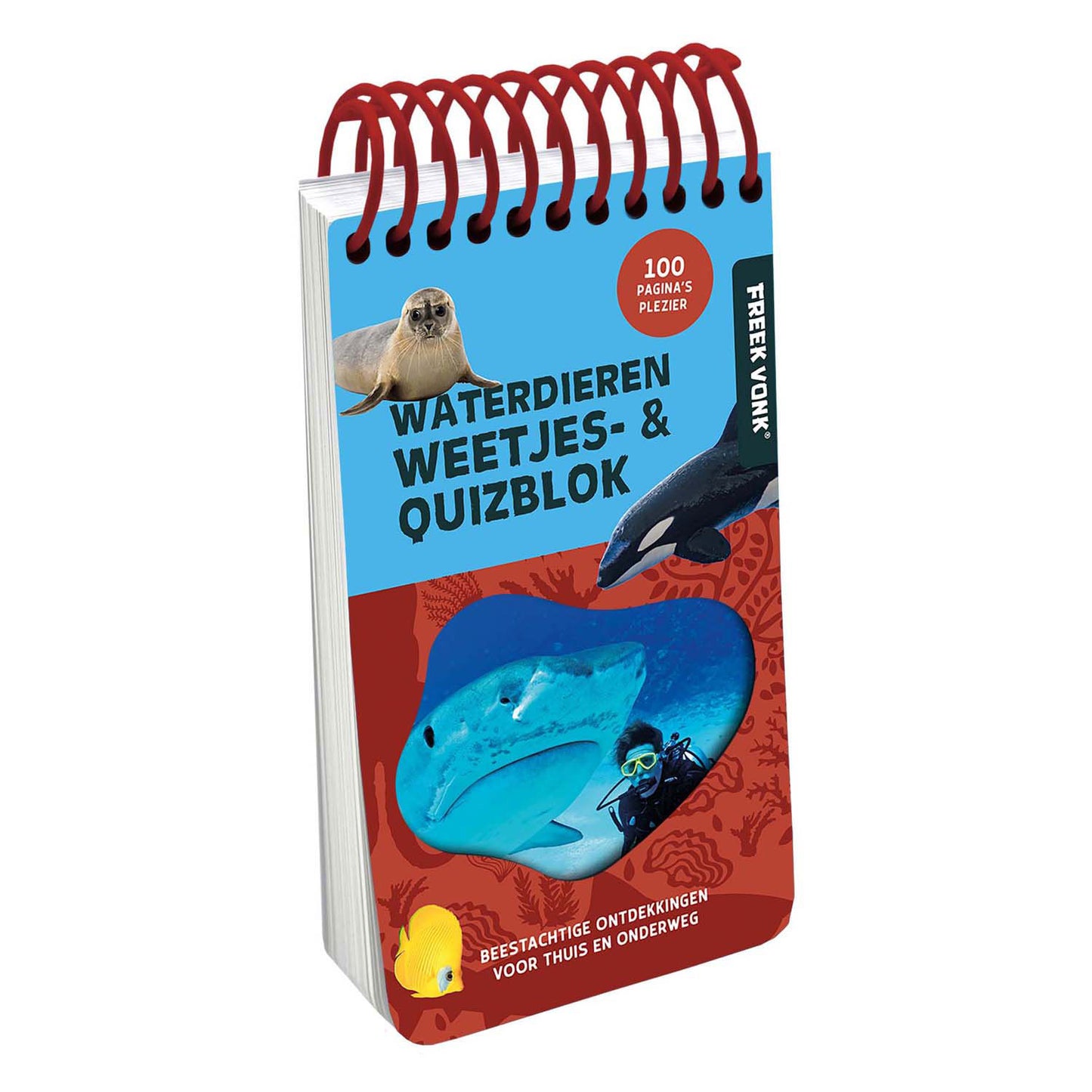 Bloque de preguntas de hechos de Central Book House Freek Spark - animales acuáticos