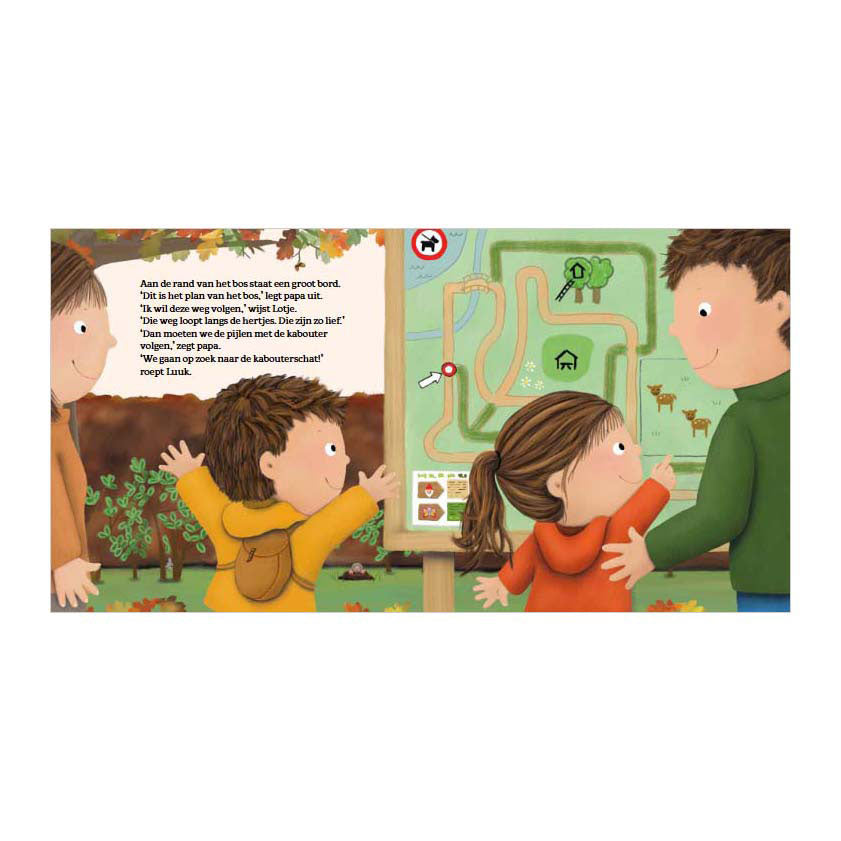 Casa central del libro luuk y lotje: ¡el bosque de otoño!