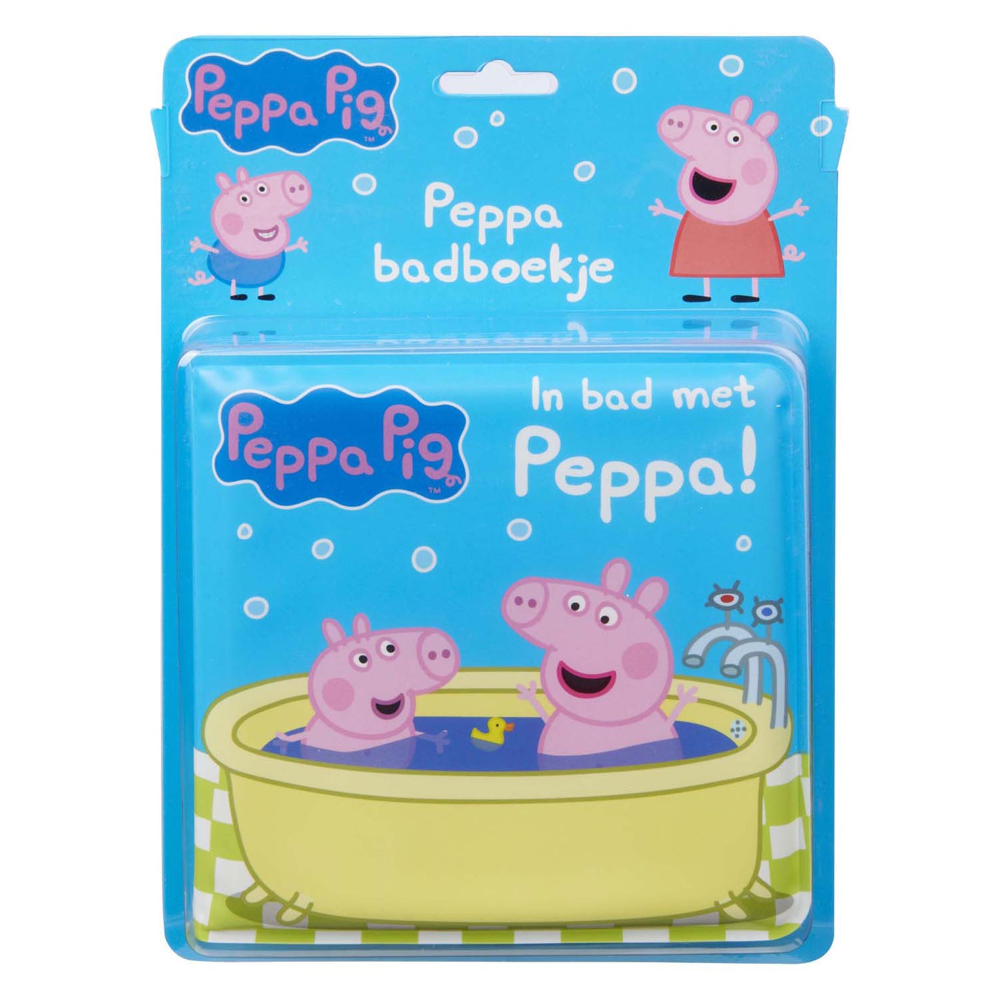 Grande palloncino nella vasca da bagno con Peppa!