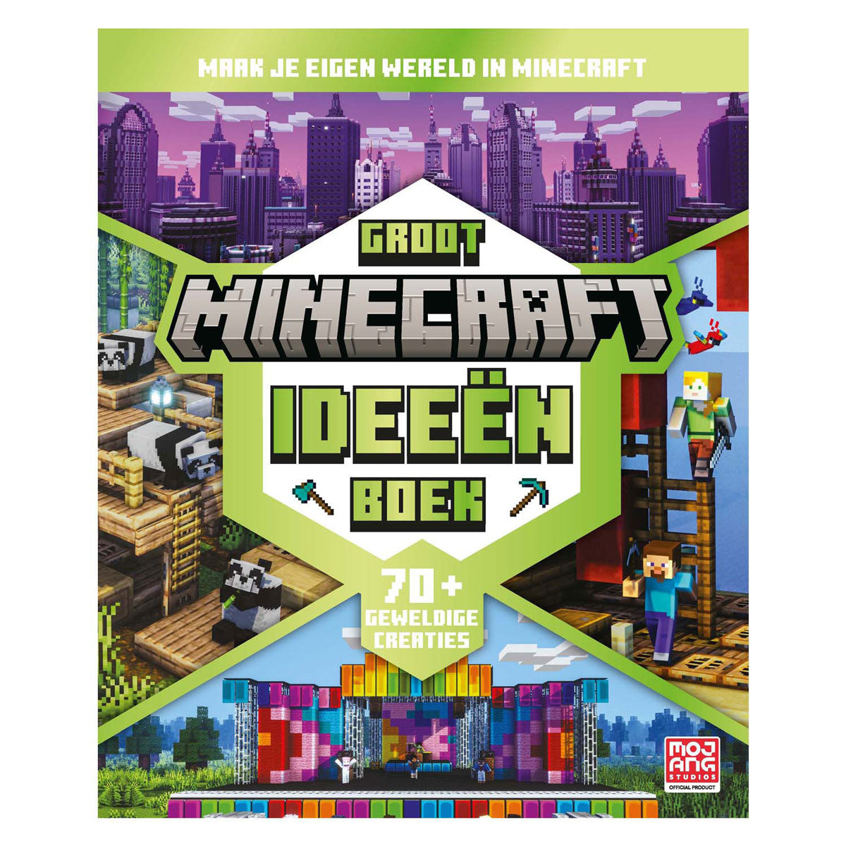 Libro de ideas de Minecraft grande con globo grande.