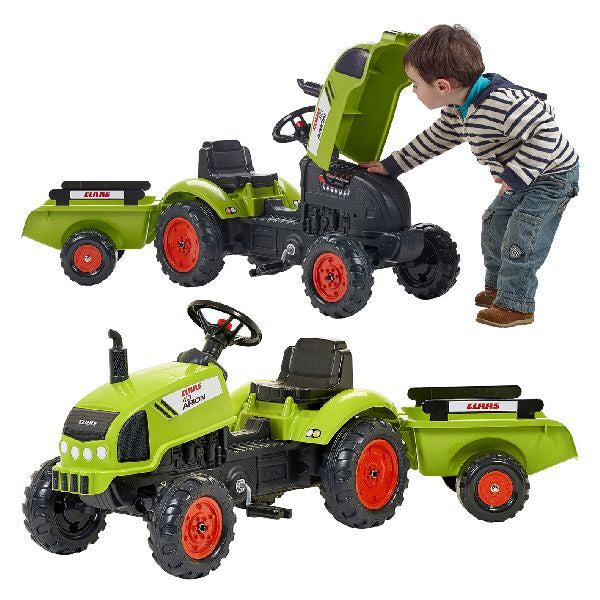 Falk Falk Claas Tractor Arion 410 Tractor + Trailer 2-5