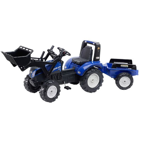 Falk Falk 3090m Holland T8 Tractor + Front Carger + Trailer 3 7