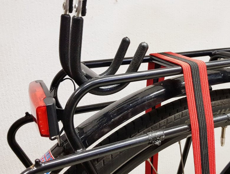 Superlifter de elevación de bicicletas 57 kg de acero negro de 11 piezas