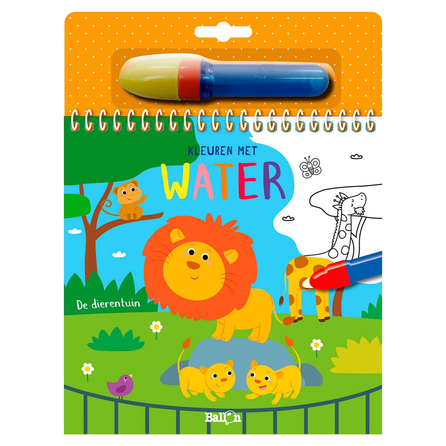 Coloración editorial estándar con agua - zoo
