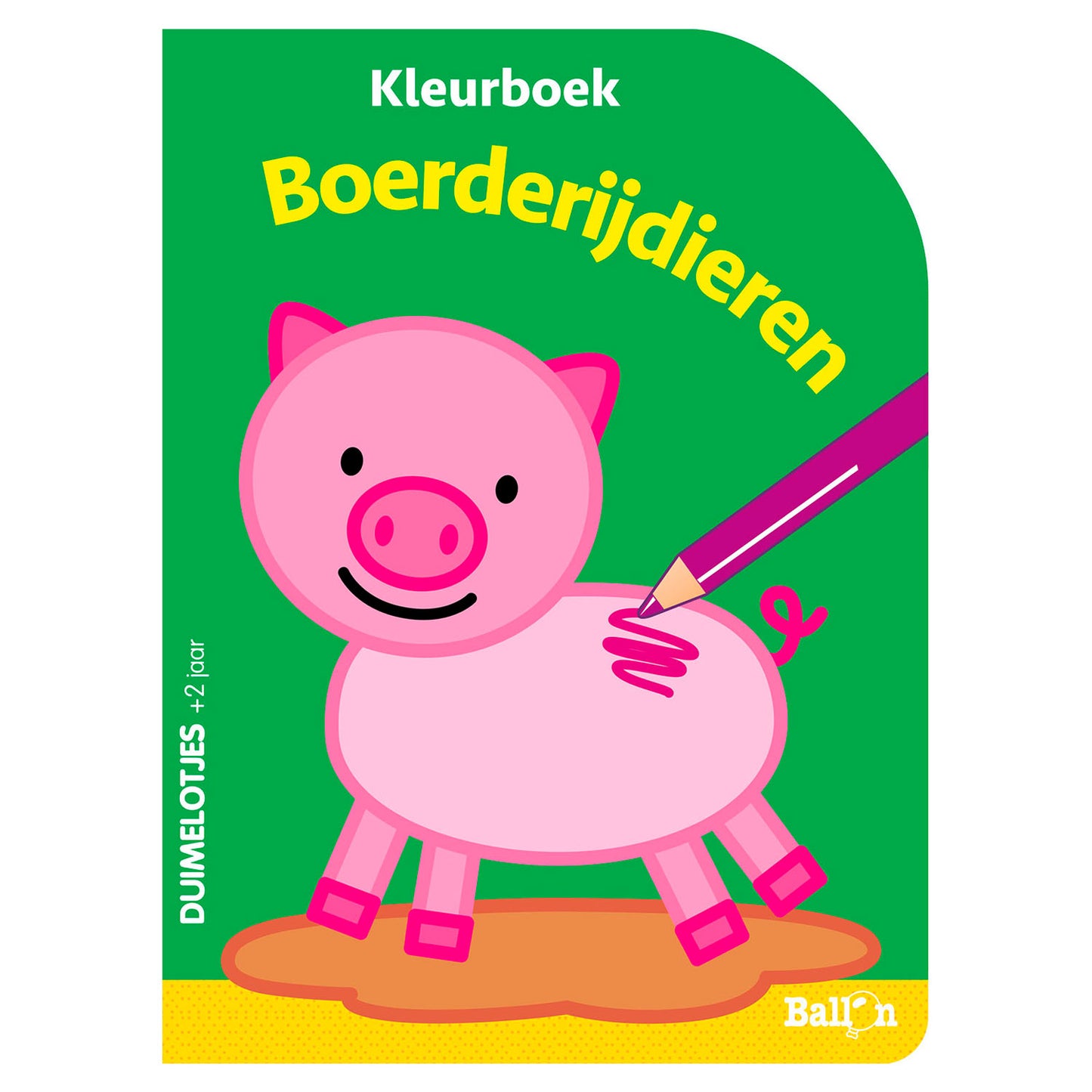Libro da colorare di animali da allevamento