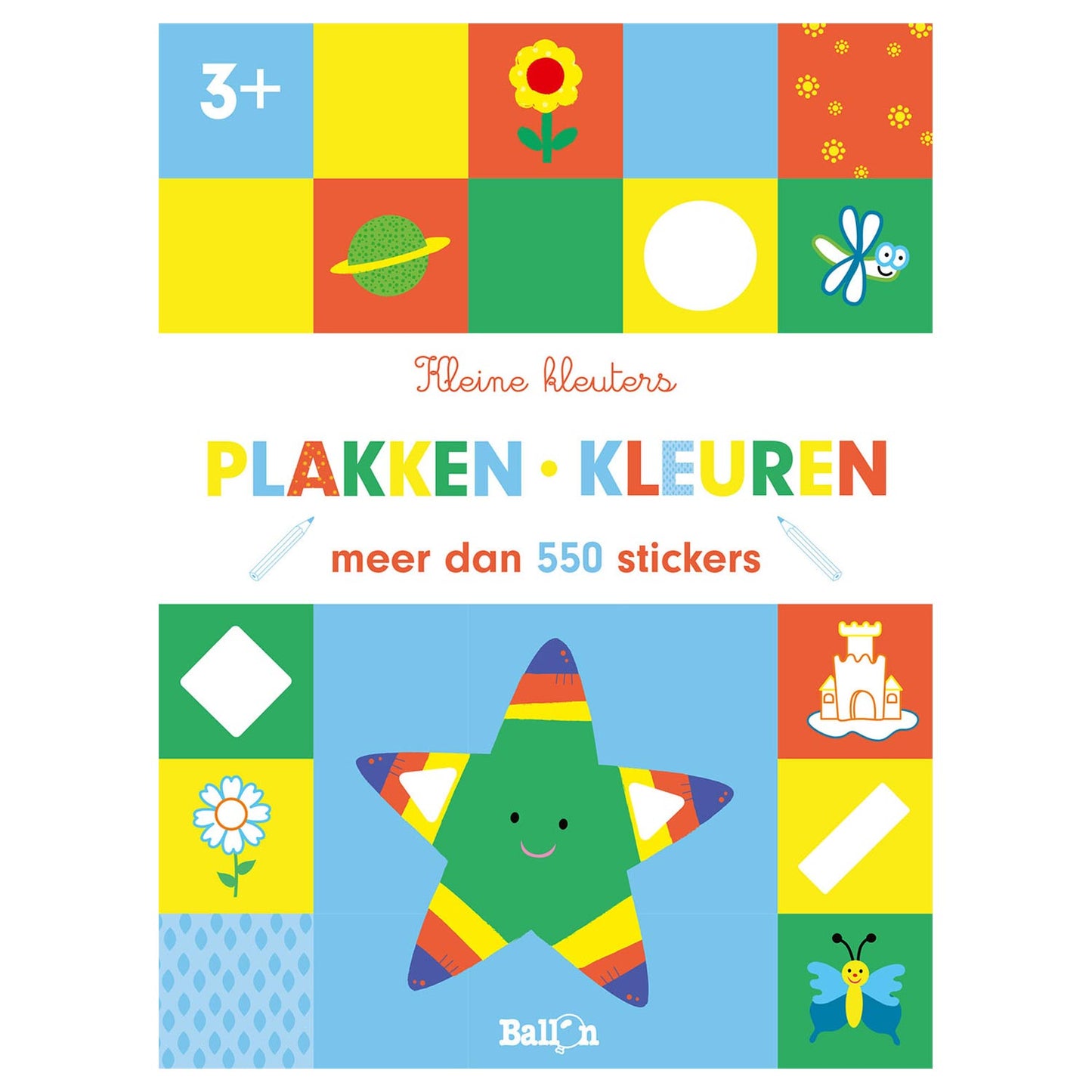 Editore standard per bambini piccoli, incolla e colora (3+)