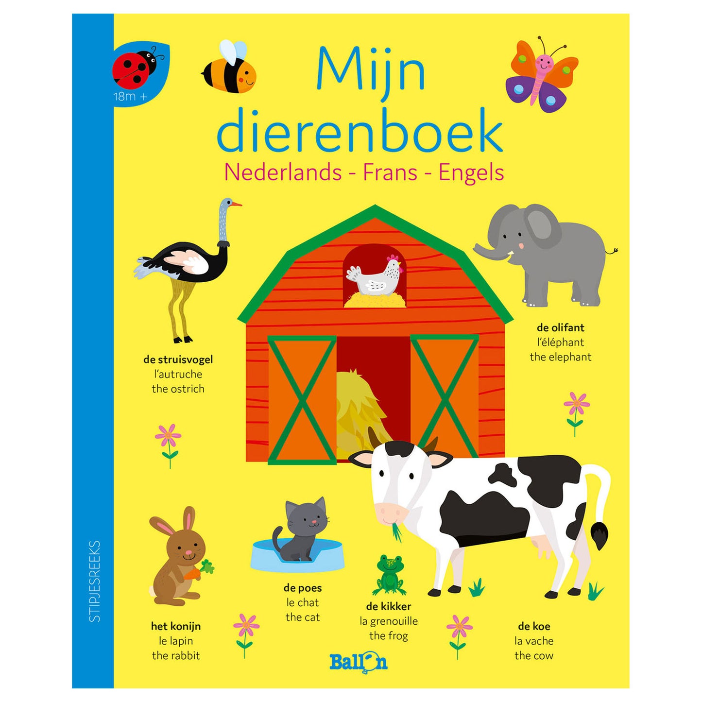Serie punteada de editorial estándar my animal book - holandés, francés e inglés