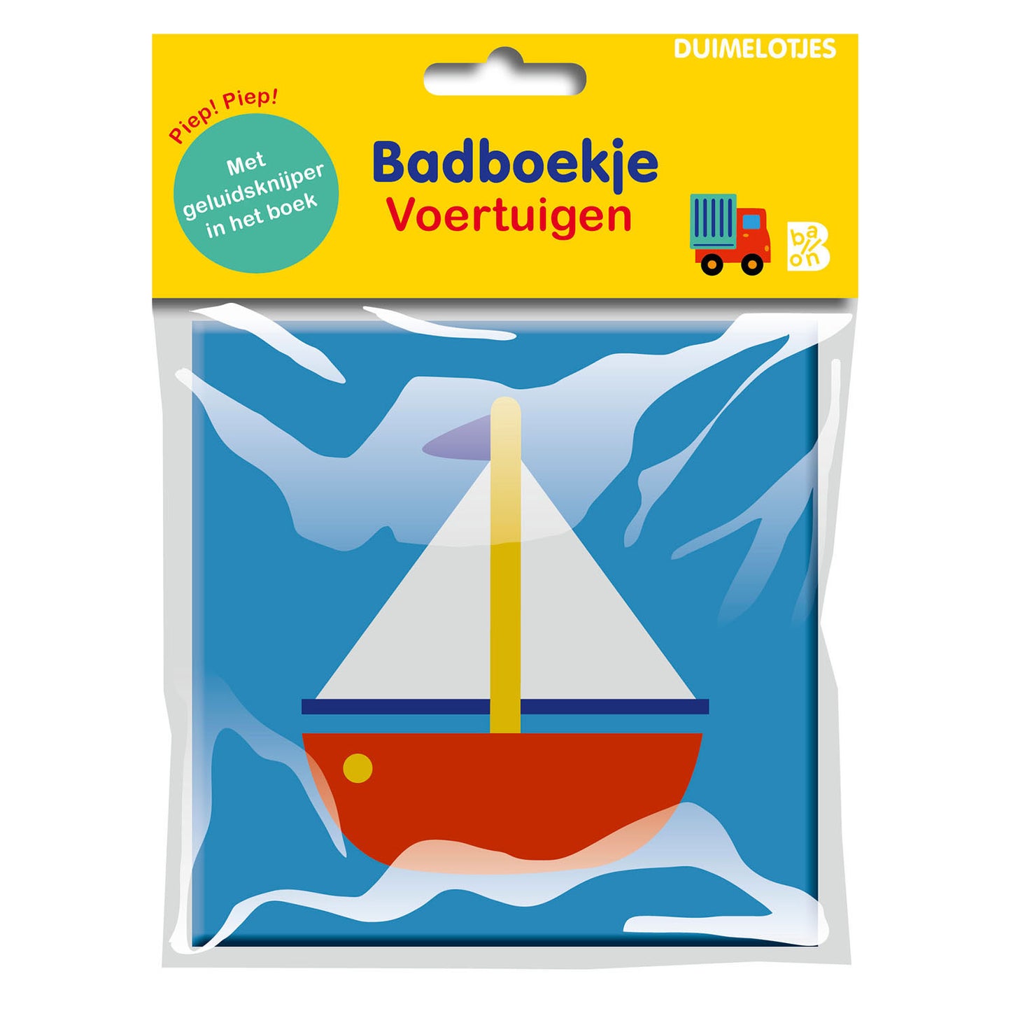 Libro de baño Thumelotjes de la editorial estándar - vehículos