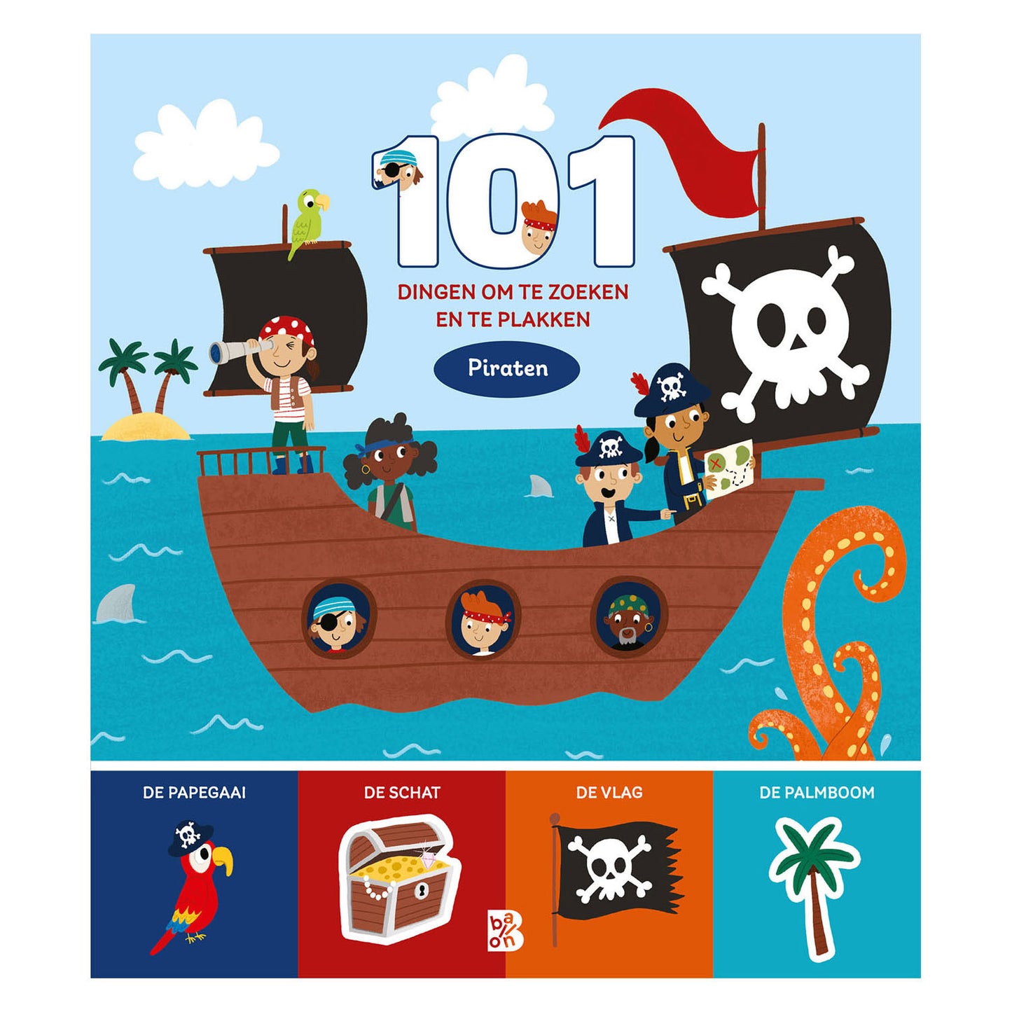 Pubblicazione standard 101 cose da trovare e incollare: pirati