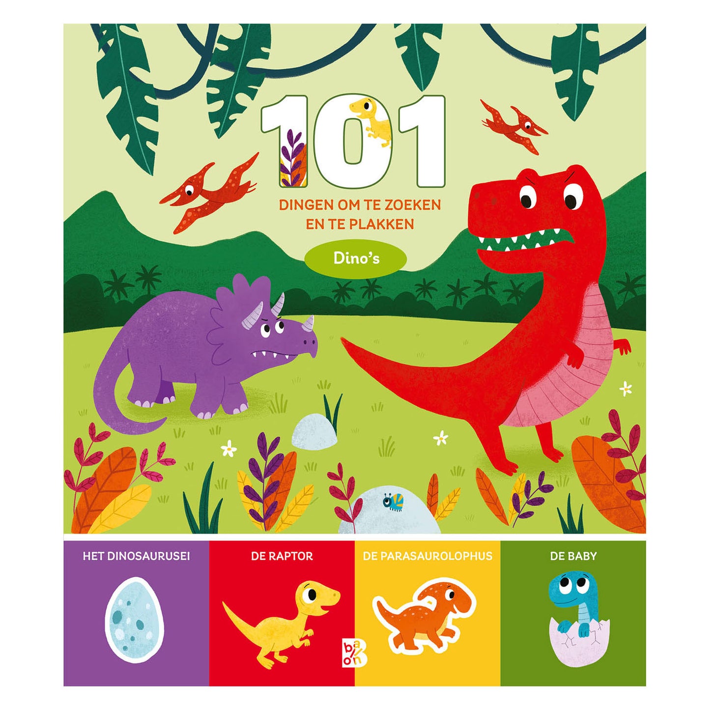 Standard Publisher 101 cosas para encontrar y pegar: dinosaurios