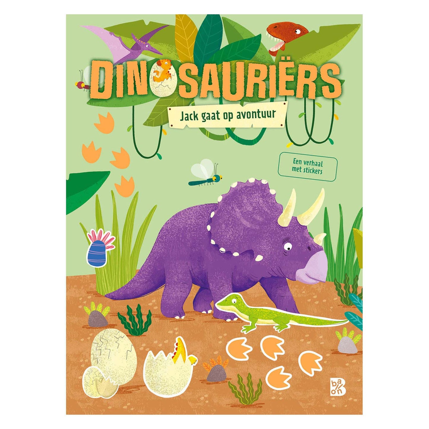 Album di storie di dinosauri dell'editore standard