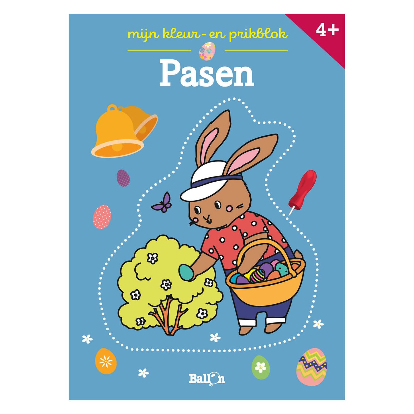 Pascua: colorear y bloquear con alfileres