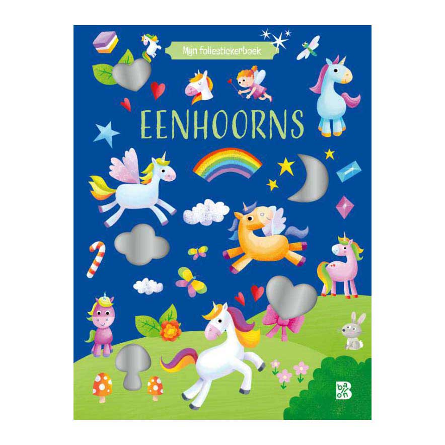 Libro de pegatinas de lámina de publicación estándar unicornios
