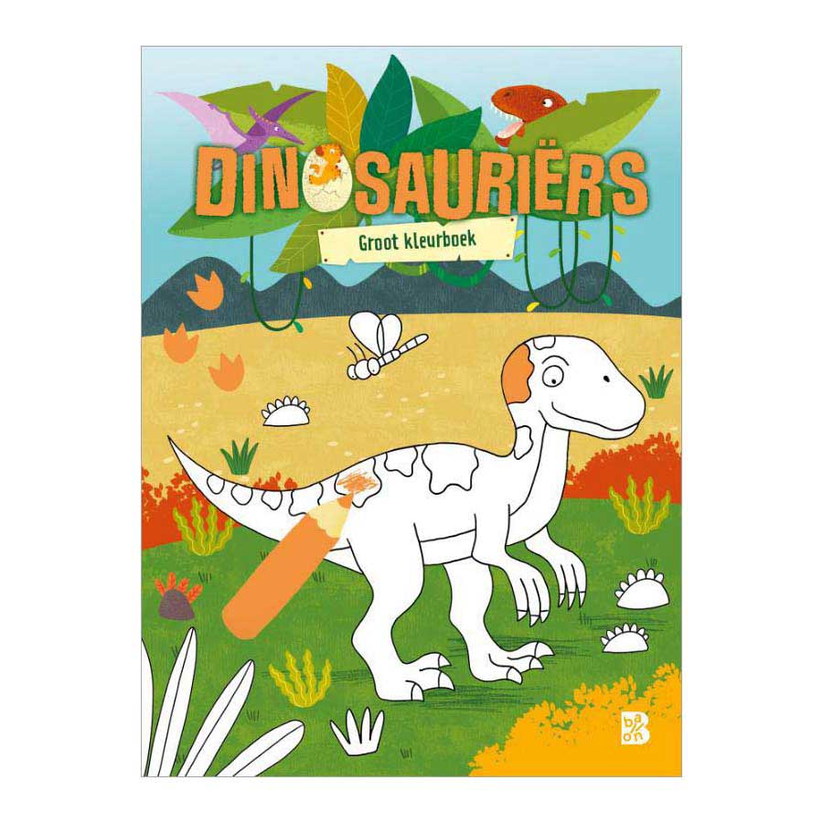 Dinosauri da colorare di grandi dimensioni per editore standard
