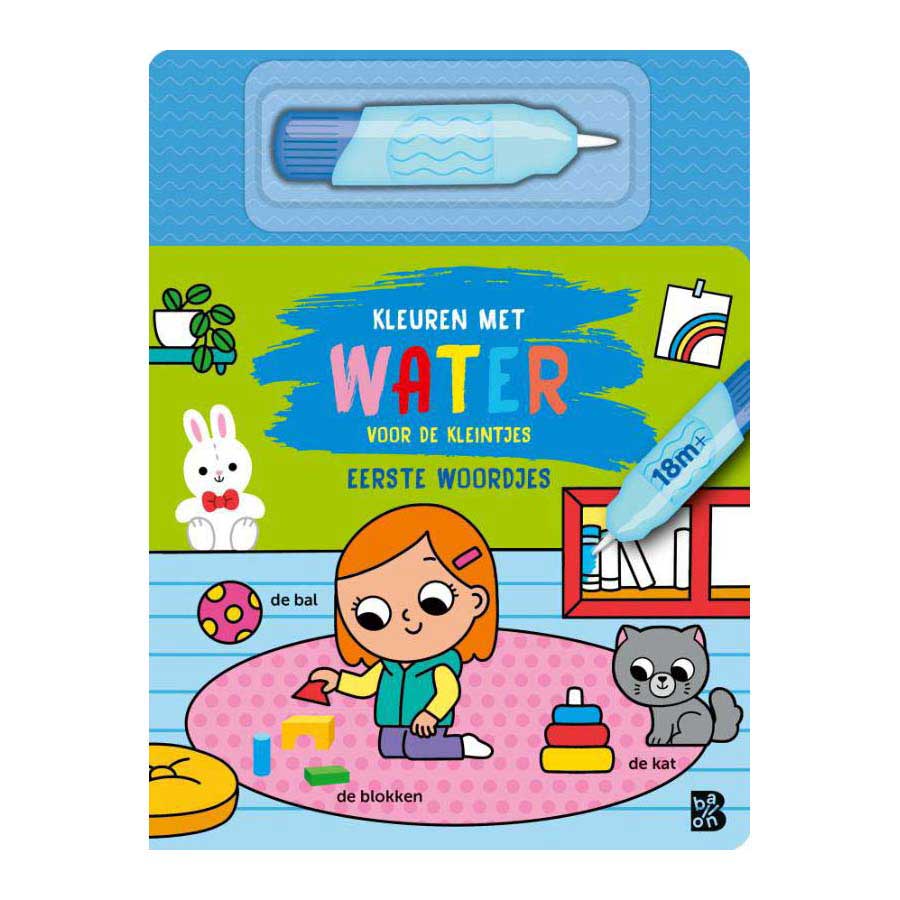 Colorazione standard dell'editore con acqua per le prime parole dei più piccoli 18 mesi+