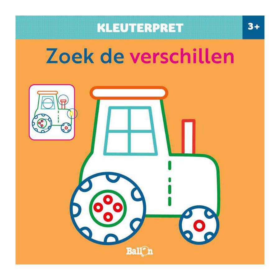 Divertimento per bambini dell'editore standard trova le differenze 3+
