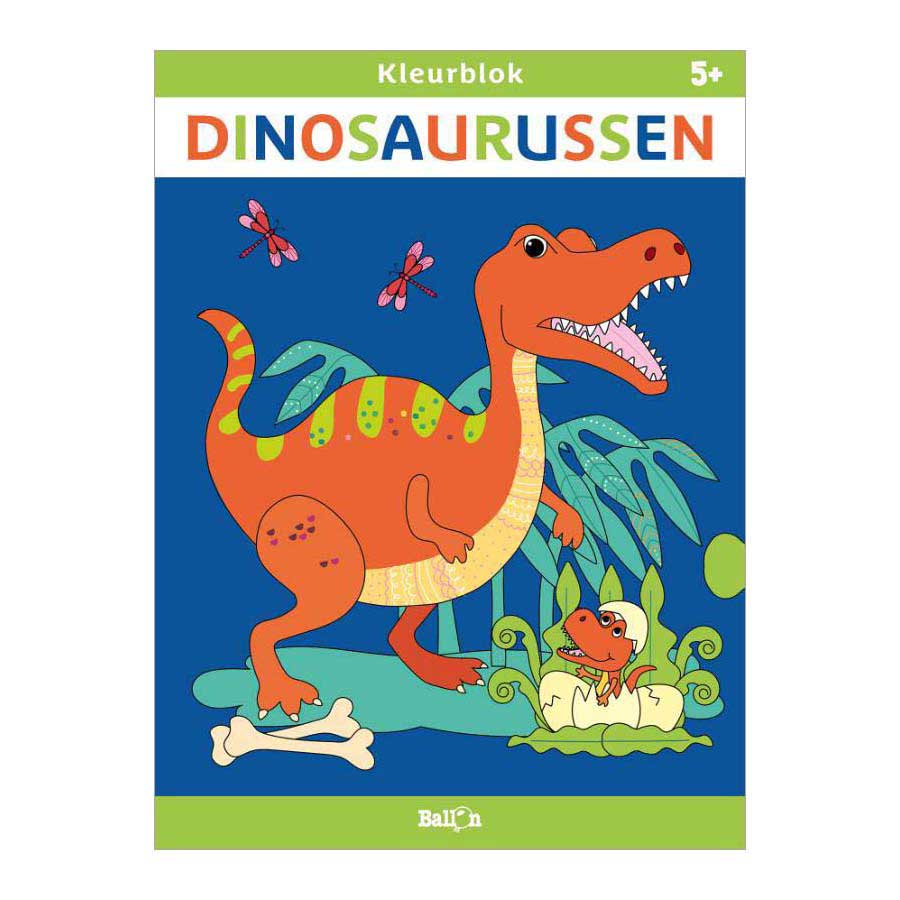 Dinosaurios de bloques de color de editor estándar 5+