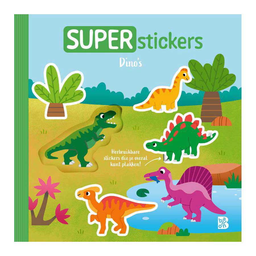 Super adesivi standard dell'editore - dinosauri 18m+