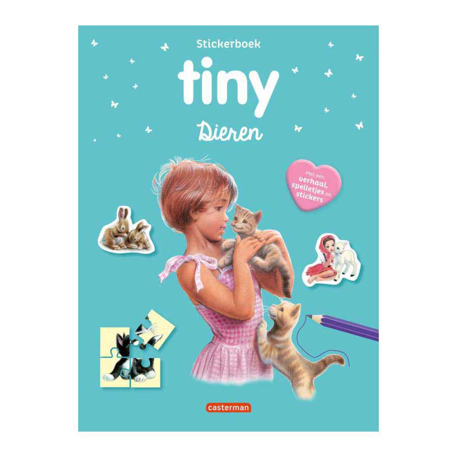 Libro de pegatinas diminuto de editorial estándar - animales