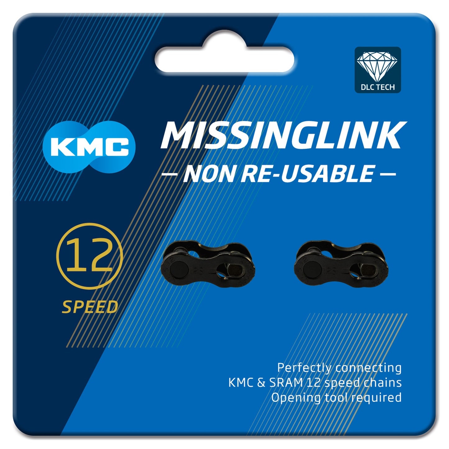 Kmc 12nr dlc cadena de 12 velocidades missinglink