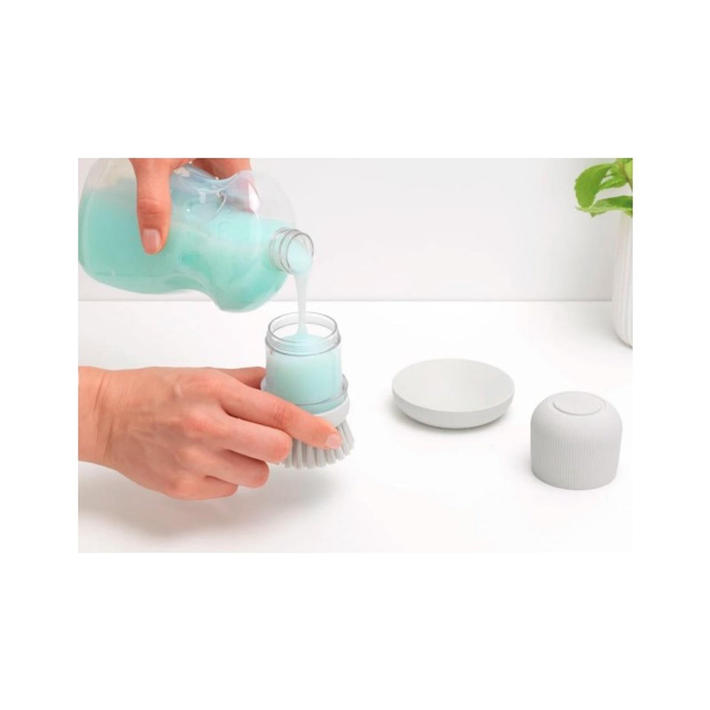 Spazzola per piatti Brabantia + serbatoio grigio