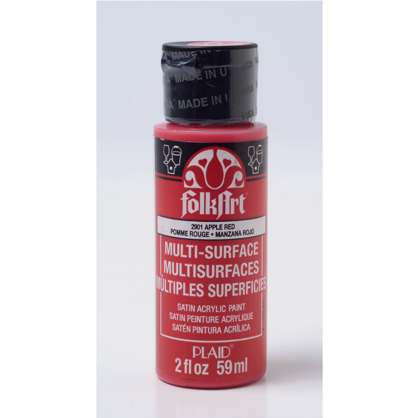 Folkart • vernice multisuperficie rosso mela 59ml
