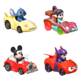 Hot Wheels Racevers Disney 4 Pack