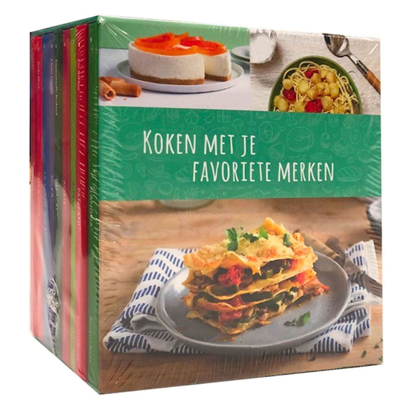 Caja cocinando con sus marcas favoritas, 9 folletos