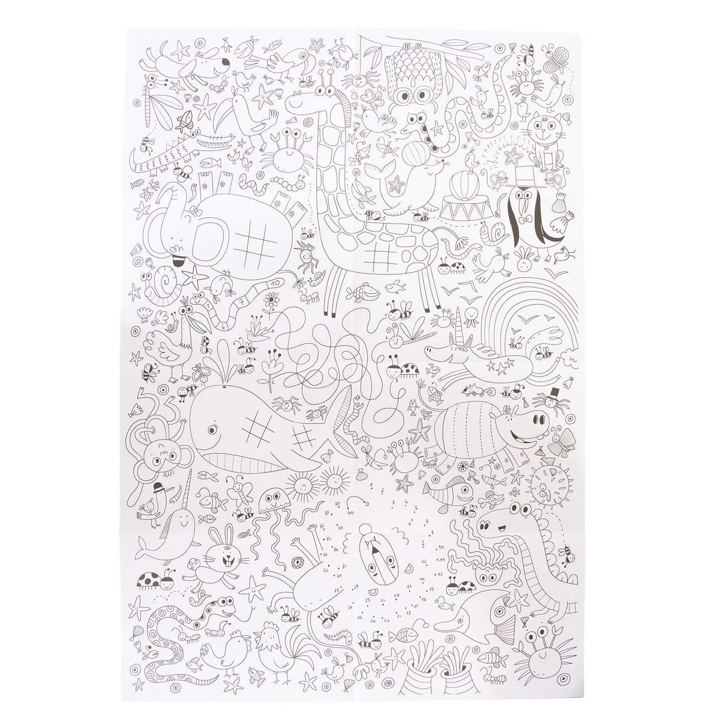 Vince la tovaglia Holland Megagroot per colorare, 98x68cm