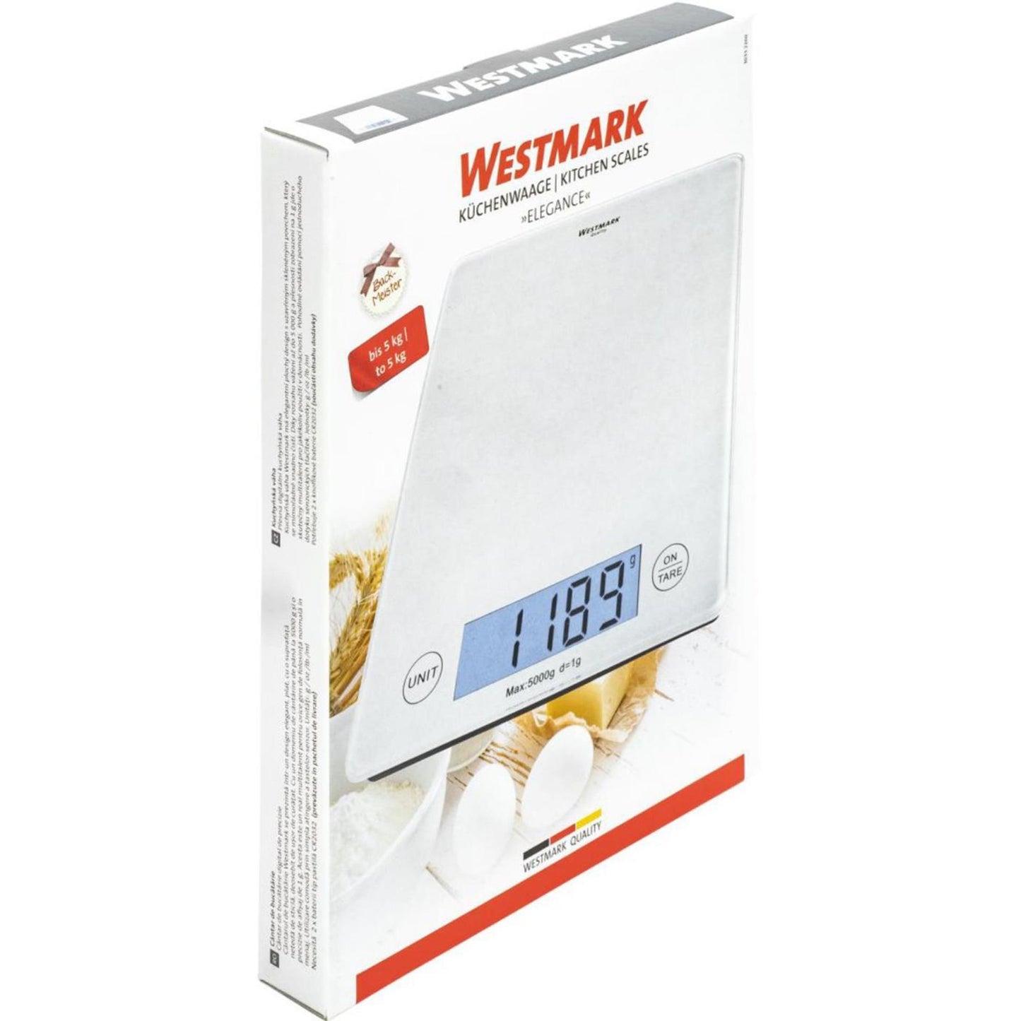 Báscula electrónica de cristal Westmark