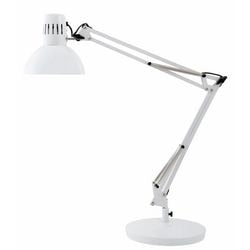 Lampada da scrivania alba architect 20w e27 bianca