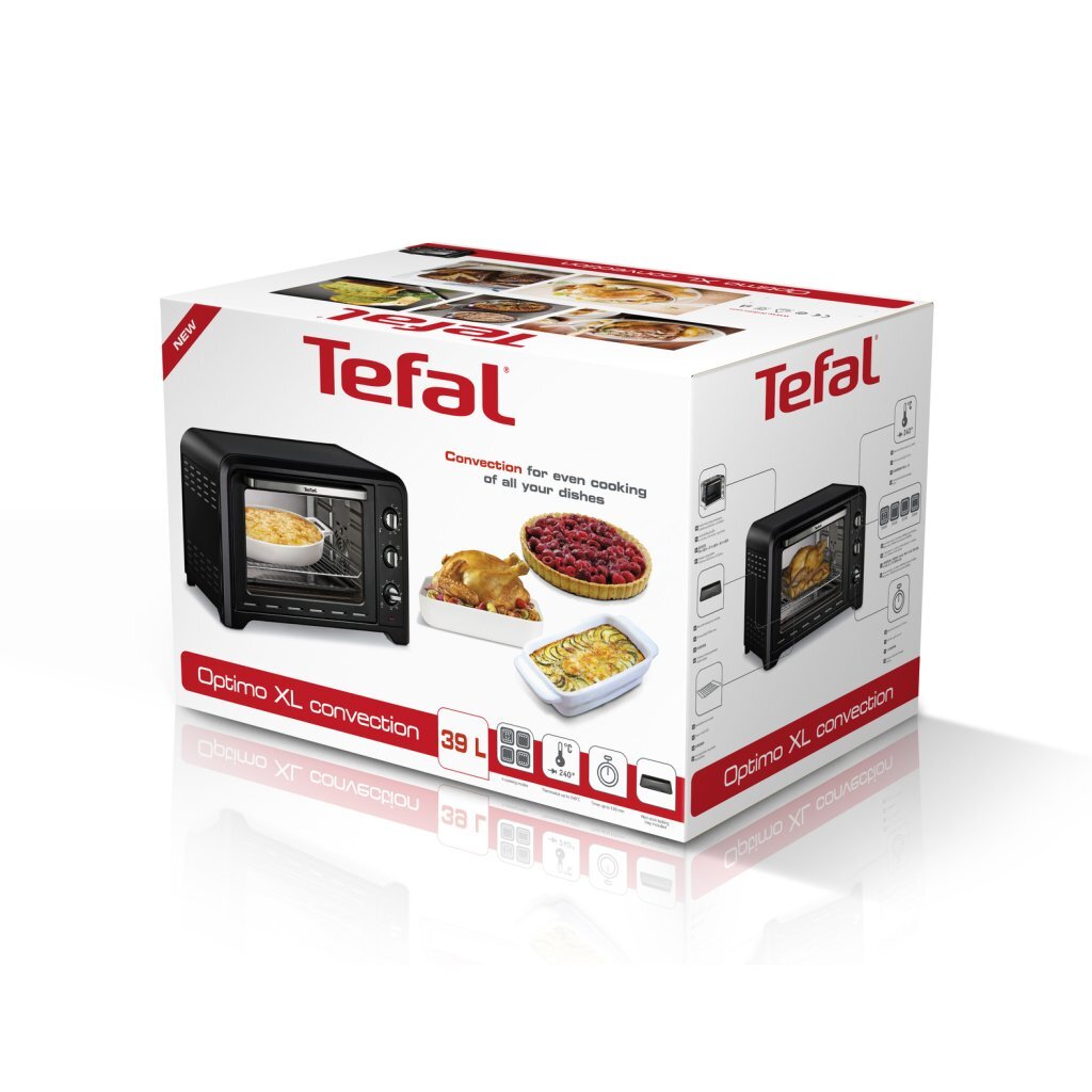 Tefal of484811 optimo horno de convección 39l negro