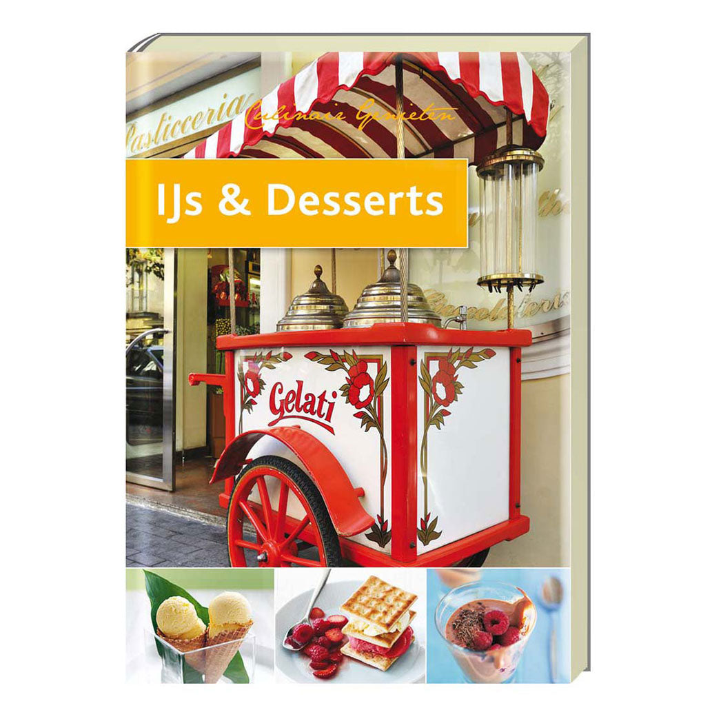 Libro de recetas de postres helados de Lantern Publishers.